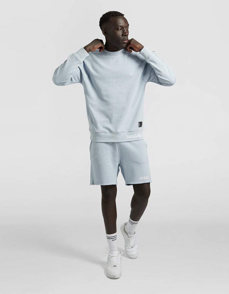 Pale Blue Crew-Neck Sweater