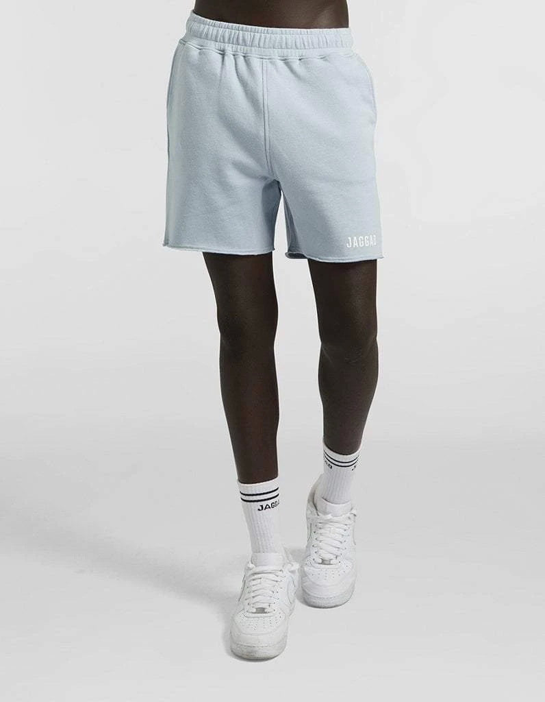 Pale Blue Fleece Shorts