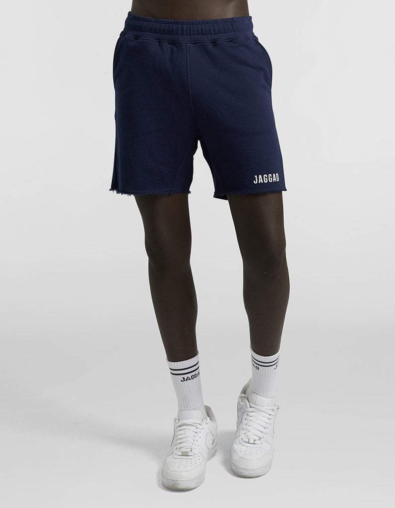 Navy Fleece Shorts