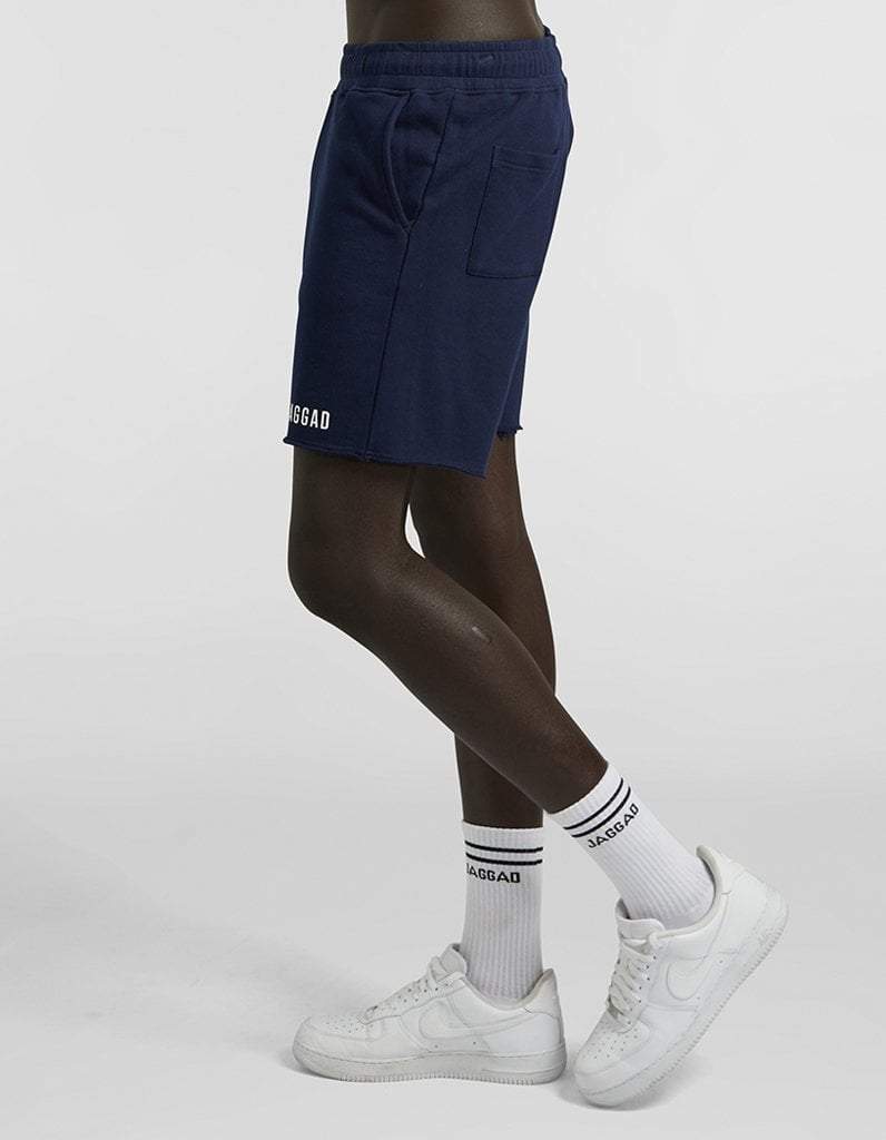 Navy Fleece Shorts