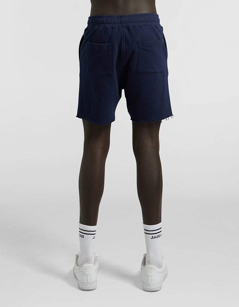 Navy Fleece Shorts