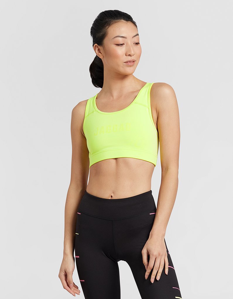 Neon Lime High Support Crop Top