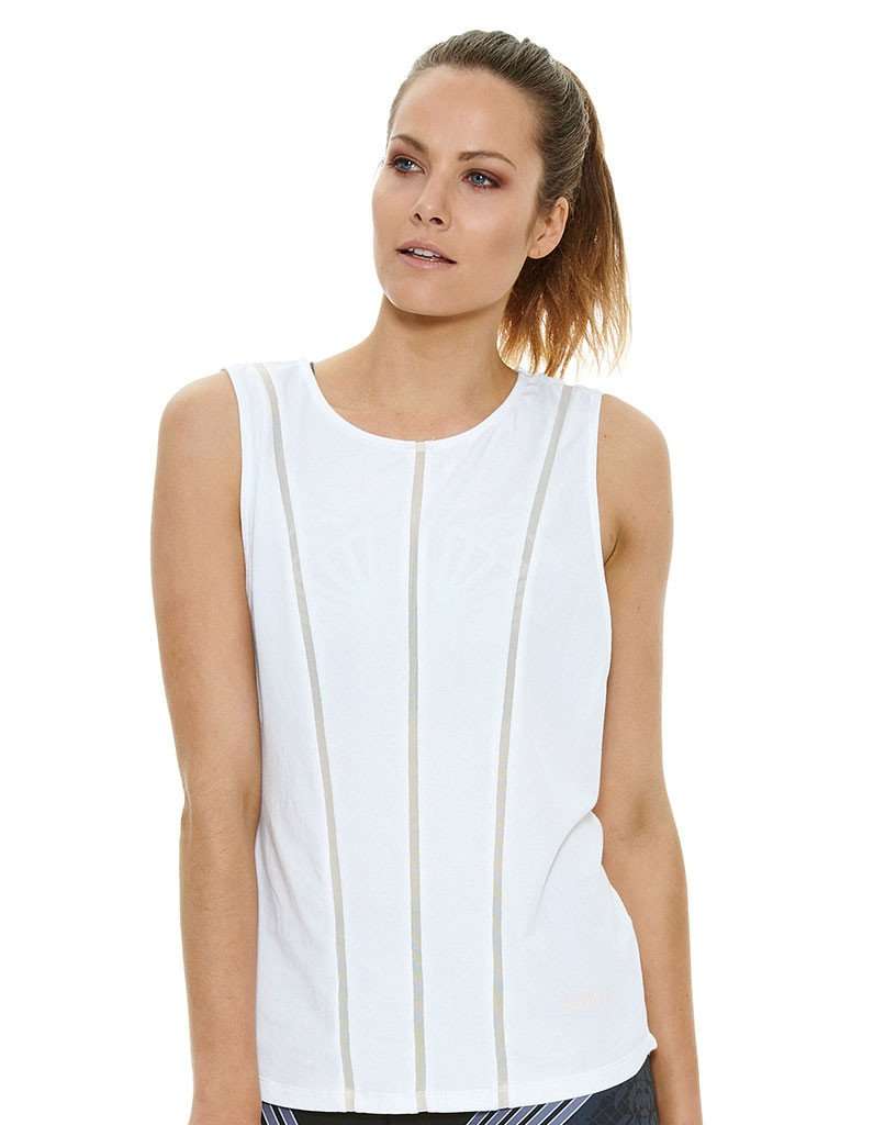 J'Aton X Jaggad Sheer Panelled Muscle Tank