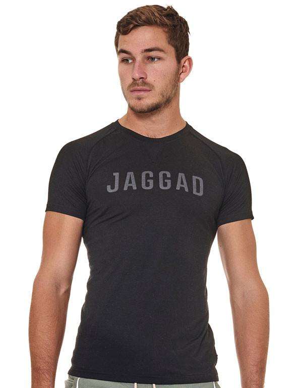 Men's Black Jaggad Print Tee