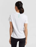 Slim Tee Shirt-White/Green