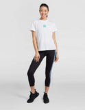 Slim Tee Shirt-White/Green