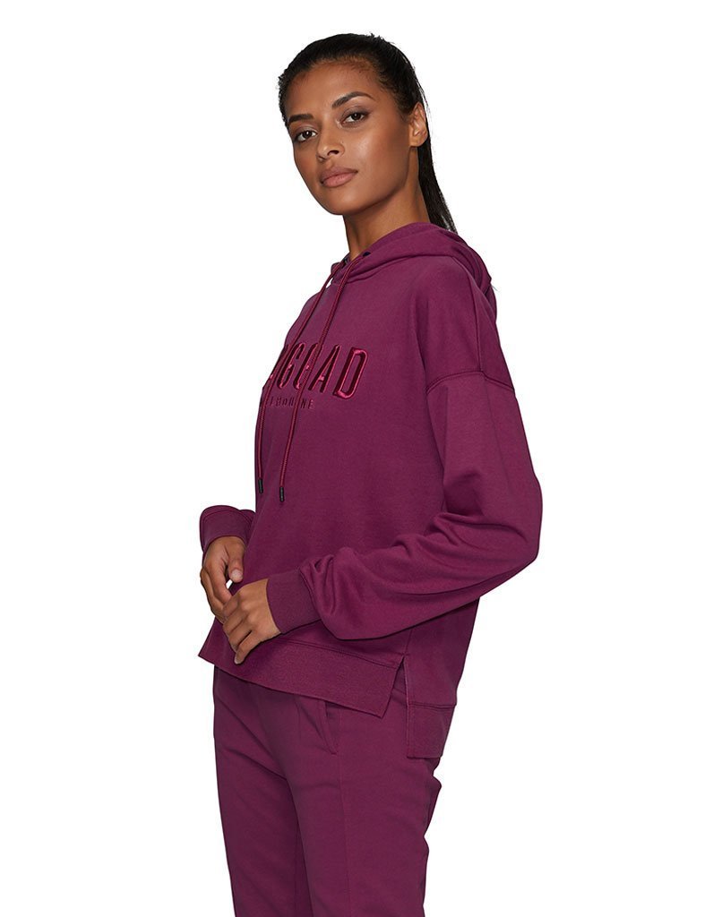 Wine Core Split Hoodie