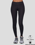 Black/Black Compression Leggings