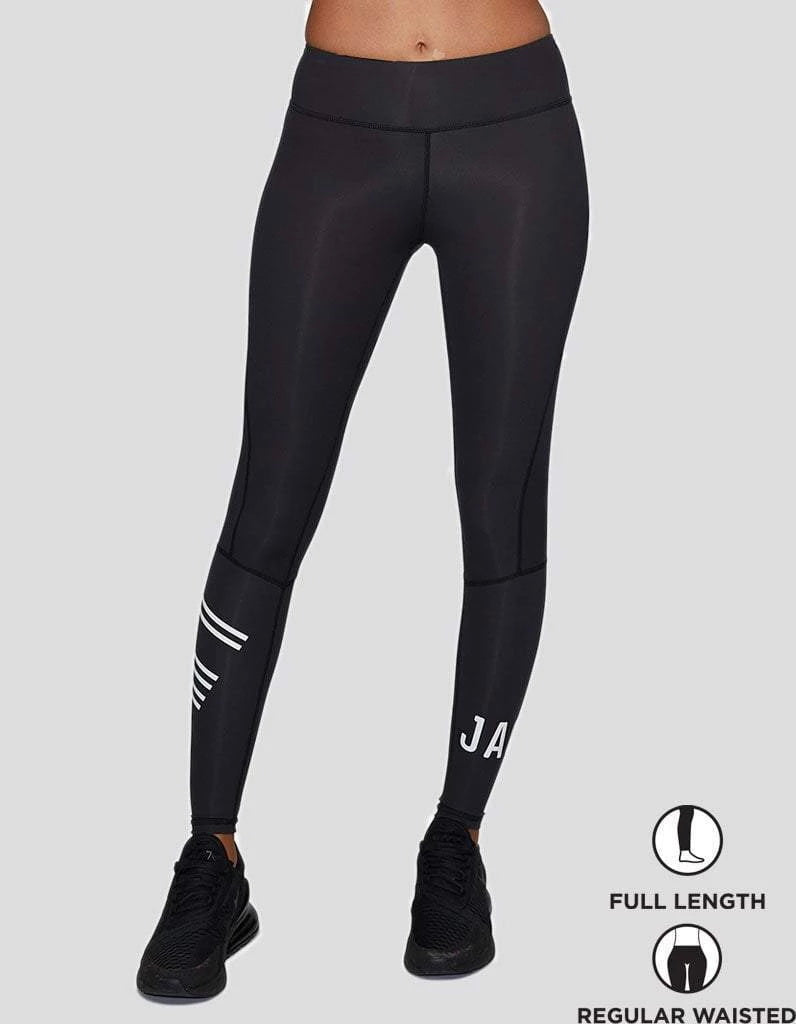 Black/White Compression Leggings