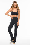 Adaption Cross-Back Crop Bra Black