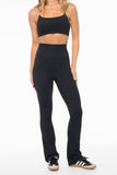 Adaption Super High Waist Bootcut Ultra Flex Lite Pant Black