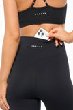 Adaption Cross-Back Crop Bra Black