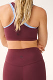 Momentum Double Layer Racer-Back Halo Crop Top