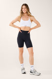 Baseline Crop Bra White