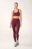 Momentum Double Layer Racer-Back Halo Crop Top