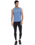 On The Line Coronet Blue Muscle Tank