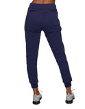 Navy Panelled Trackpants