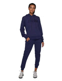 Navy Panelled Trackpants