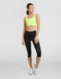 Neon Lime High Support Crop Top