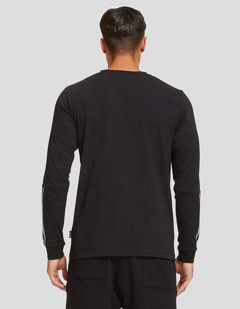 Quebec Long Sleeve Panelled Tee
