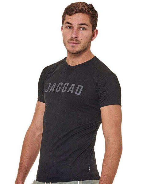 Men's Black Jaggad Print Tee